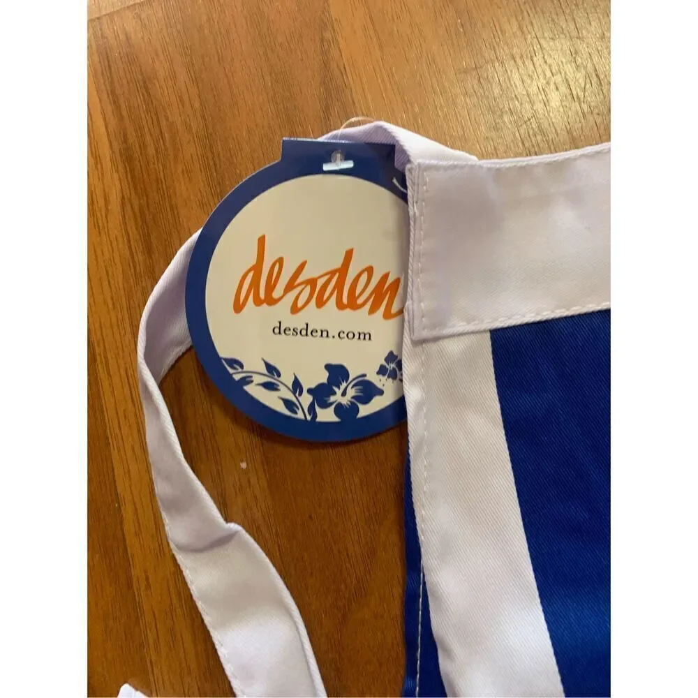 Desden Mens Tailgate Team Spirit Apron Striped Florida Gators NWT